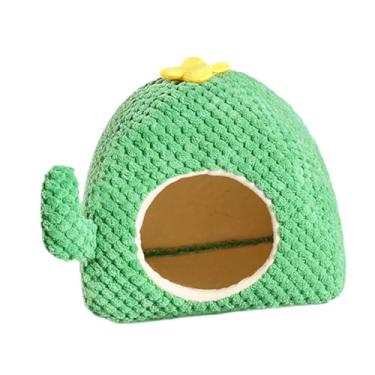 Imagem de ShengQuanHao Cama Aconchegante E Quentinha para Hamster, de Inverno à Prova de Vento para Hamsters, Coelhos E Furões – Ideal Como Local para Dormir E Esconde, M