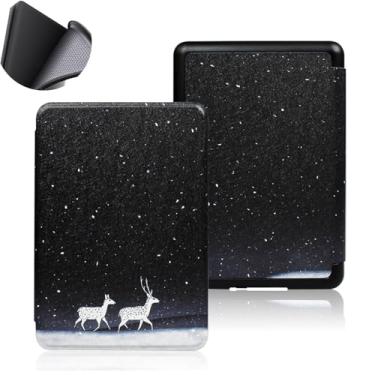 Imagem de Yzlvigrous Capa para Kindle Paperwhite 12th/Coloroft Signature Edition 1ª Geração 2024, Tampa Traseira de TPU Macia de 7 Polegadas com Sono/despertar Automático, Modelo: SA569P/SA59CP/SA568B