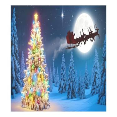 Imagem de SEHANY Capa magnética para lava-louças de árvore de Natal, adesivos magnéticos para decoração de Natal antiarranhões para painel de geladeira e lava-louças, decoração de Natal de cozinha doméstica 58