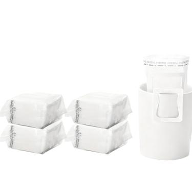 Imagem de Filtro de Café Portátil Saco Filtrante Coador Pequeno Mini Coador Envelope(1 Kit(4 Caixas))