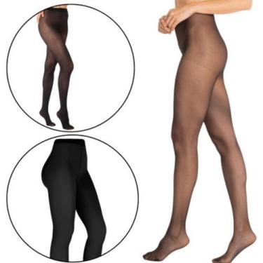 Imagem de Meia Calça Trifil Fio 20 Clássica Europeu Feminina Fina Transparente, 