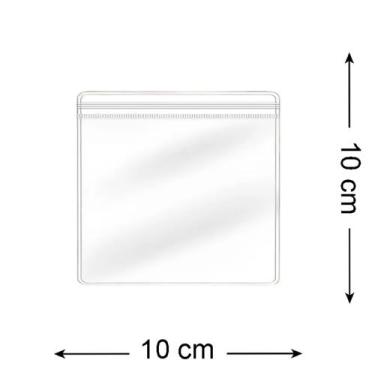 Imagem de 10 Saquinhos Zip Lock Transparente Pvc para Joias - Rei Dos Estojos, 1