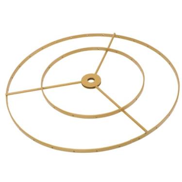 Imagem de Lamp Shade Frame Ring Lamp Shade Holder Ring Sturdy Lightweight for Light Stand Metal for Cafe, Party, Bedroom Bar, 25cm/773(35cm)