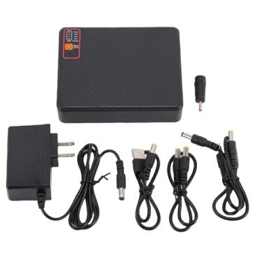 Imagem de Asixxsix Fonte de Alimentação Ininterrupta Mini UPS, Fonte de Alimentação de Backup de Bateria UPS de 15600mAh para Câmera de Segurança USB Tipo C do Modem do Roteador (Plugue dos EUA)