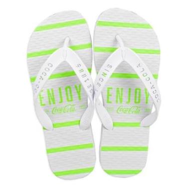 Imagem de Chinelo Coca Cola Enjoy Party Branco-Masculino