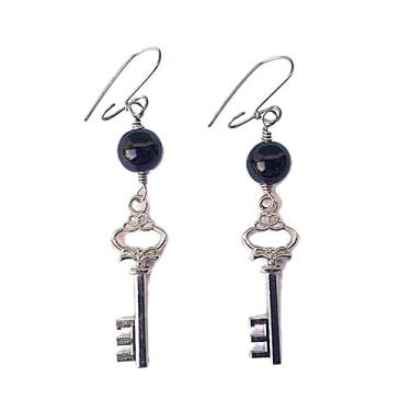 Imagem de Brinco, Aço Inox, Artesanal (Chave)