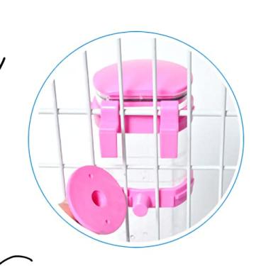 Imagem de Generic Dispensador Automático de água para Cães Garrafa de Bebida para Animais de Estimação Suspensa Higiênica para Cães e Gatos Pequenos e Médios, Material Ecologicamente Correto para Animais de