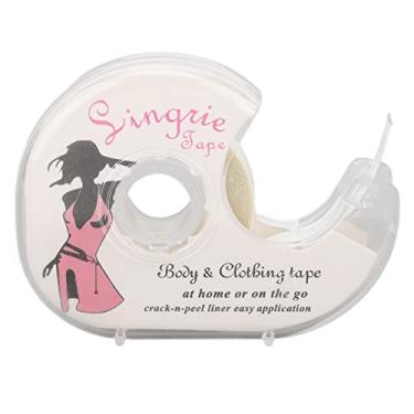 Imagem de Generic Fita Dupla Face Feminina Fita Transparente Conveniente para Roupas de Corpo para Vestidos de Noiva, Dispensador de de 2 Rolos para Vestidos de Baile, Tops Elegantes, 16,4 Pés Cada, Transparente