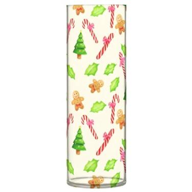 Imagem de Qilmy Vaso de árvore de Natal para flores, vaso de belas artes, decoração de casa para escritório, sala de jantar, sala de estar, casamento473