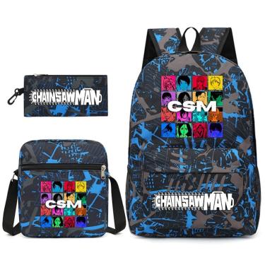 Imagem de Conjunto de mochilas Chainsaws Mans Denjis Makimas Yoshidas Hirofumis Ca
