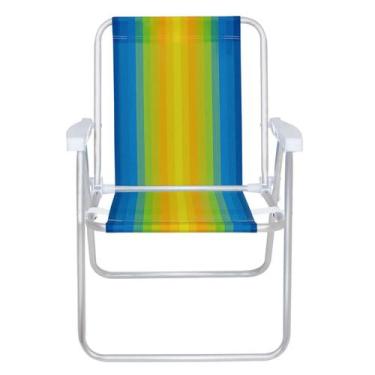 Imagem de Cadeira de alumínio alta (cores diversas) - MOR, Sortidas