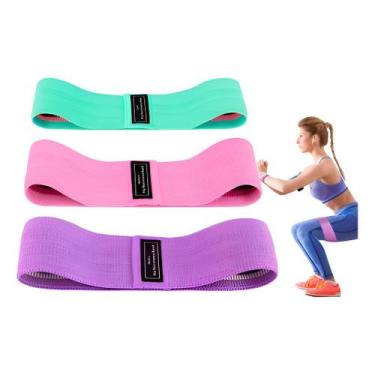 Imagem de Fita Elástica Exercício Em Casa Alongamento Ultra Forte 03 - clickstec