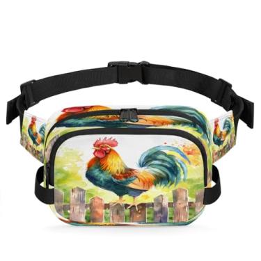 Imagem de Pochete animal dragão oceano legal para mulheres e homens com alça ajustável bolsa de cinto bolsa transversal bolsa de peito bolsa tiracolo bolsa tiracolo, Cor 25