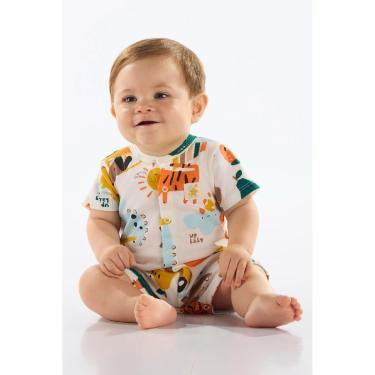 Imagem de Macaquinho Estampado para Bebê Menino Up Baby-Masculino