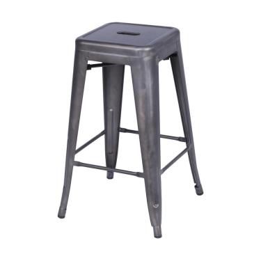 Imagem de Banqueta Alta Tolix Iron Titan Em Aço Bronze