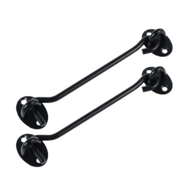 Imagem de Fechaduras de porta de janela de aço inoxidável, fechaduras de corrente de porta de janela, kits de fácil instalação, ferragens domésticas para janelas, portas, geladeiras, armários, cercas, portas