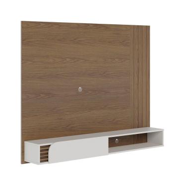 Imagem de Home Suspenso Jurere 160cm 1 Porta Basculante - Ssx Multicoisas Cor Amendoa/off White Matte