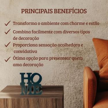 Imagem de Palavra Decorativa Home Decoração Criativa para Ambientes Modernos e Aconchegantes Sala Quarto(Preto)