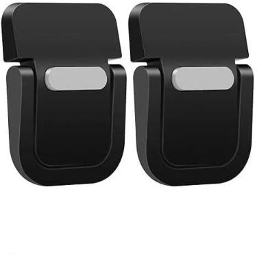 Imagem de Suporte dobrável para laptop, pacote com 2, suporte ergonômico de ângulo ajustável, design invisível fino de 7 mm para notebooks e teclados de mesa