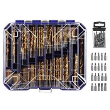 Imagem de Conjunto de brocas HURRICANE 276 unidades Titanium Twist com brocas S2