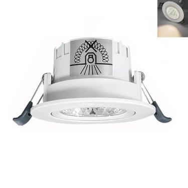 Imagem de 6W Ângulo Ajustável -Reflexo de Luminárias COB Superfinas Recessadas Retrofit Olho Peixe Planas com Direção Luz Suave para Iluminação Destaque