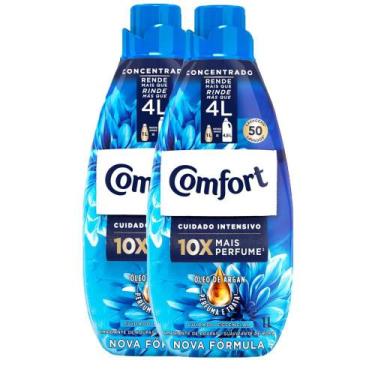 Imagem de Kit com 2 Amaciantes Concentrado Comfort Cuidado Intensivo 1L