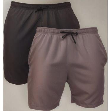 Imagem de Kit 2 Bermudas Masculina Tactel Corrida Treino Academia - MC Digital, 