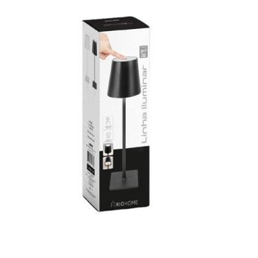 Imagem de Luminária Mesa Abajur Led Touch Sem Fio 3 Opções Iluminação - Rio Home