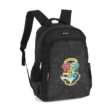 Imagem de Mochila Escolar Harry Potter Wizarding World Preta - Luxcel