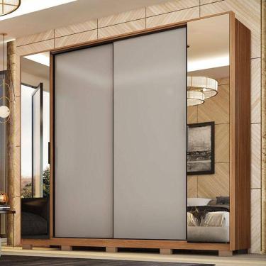 Imagem de Guarda Roupa Casal Ambiente Laredo Amêndola Touch Nude Prime Flex Com Pés