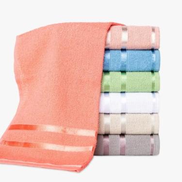 Imagem de Kit 3 ou 6 Toalhas de Rosto 100% Algodão Absorventes Macias para Banheiro e Rotina Diária (Sortidas lyra,3 Toalhas)