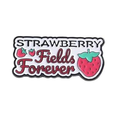 Imagem de Broches De Esmalte Da Banda De Rock Love Strawberry Fields Forever, Pr