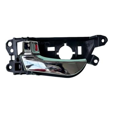 Imagem de Compatível com hyundai veloster 2011-2017 genuíno cromado maçaneta interna da porta dianteira ou traseira dentro 82610-2v000 82620-2v000(Rear Right)