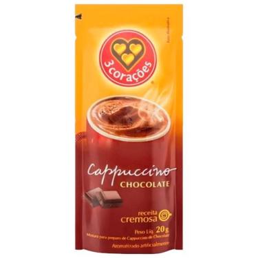 Imagem de Café cappuccino chocolate 3 coracoes sachê 20g - 3 CORAÇÕES