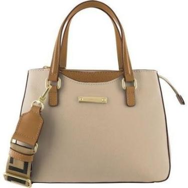 Imagem de Bolsa Tote Pequena Couro Luz Da Lua - 10006219-Feminino