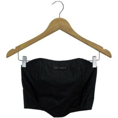 Imagem de Cropped Labellamafia Elementary Preto Feminino-Feminino