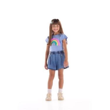 Imagem de Blusa Infantil Manga Babado Quimby-Feminino