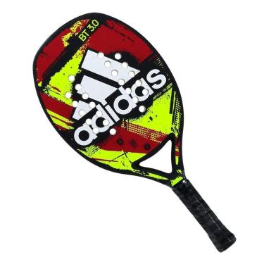 Imagem de Raquete de Beach Tennis Adidas BT 3.0 Amarelo e Vermelho-Unissex