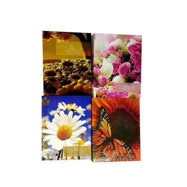 Imagem de 4 Albuns Fotográficos 10X15/120 Fotos Flores Do Campo Lindas