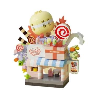 Imagem de Blocos De Montar Educacionais Para Crianças: Cenário Urbano Com Cafete