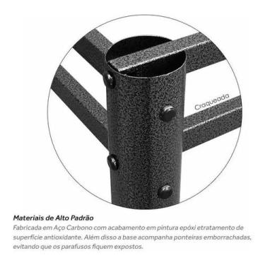 Imagem de Base De Mesa Jantar Tampo Pedra Madeira Vidro Granito 150x80 - Utilaço