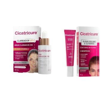 Imagem de Kit cicatricure serum clareador 30ml + contorn dos olhos 15g - GENOMMA