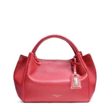 Imagem de BOLSA FEMININA EM COURO ALÇA DE MÃO VERMELHA "ANDREIA DICHELLI"-Feminino