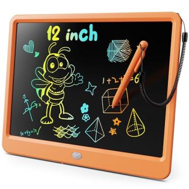 Imagem de KOKODI Tablet LCD para escrita, mesa de desenho colorida para crianças de 30 cm, blocos de desenho eletrônicos reutilizáveis apagáveis, brinquedo educativo e de aprendizagem para meninos e meninas de