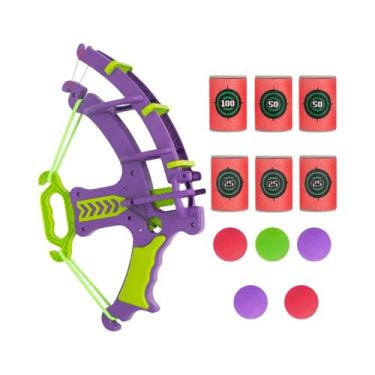 Imagem de Conjunto De Arqueria Para Crianças, Arco E Flecha Elásticos Com Bolas 