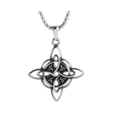 Imagem de Colar Com Pingente De Crânio De Touro Em Pedra Verde Gótica, Joia Amul