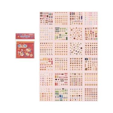 Imagem de Adesivos Vintage Estilo Japonês PET Recortados 24pçs Para Scrapbooking