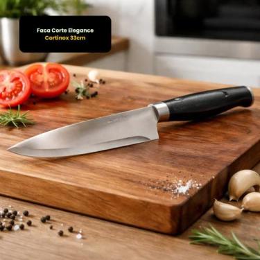 Imagem de Faca Corte Elegance Cortinox 33 Cm Profissional Cozinha Açougue Carnes