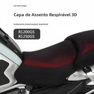 Imagem de Almofada De Assento De Motocicleta Em Malha 3D Para BMW R1200GS R1250G
