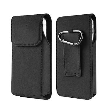 Imagem de Capa com clipe de cinto de nylon para celular para Samsung Galaxy S25 FE S24+ S23+ S22+ S21 Plus S21 FE A56 A55 A35 A25 A15 A54 Google Pixel 10 9 Pro 8 7 6 iPhone 15 Pro Max 16 Plus 17 Pro (L)